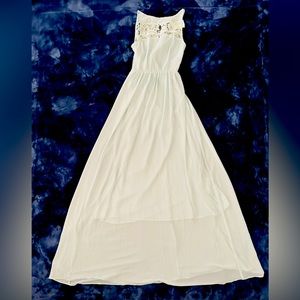 H&M Mint Lace Maxi Dress. NWT. Size 4.